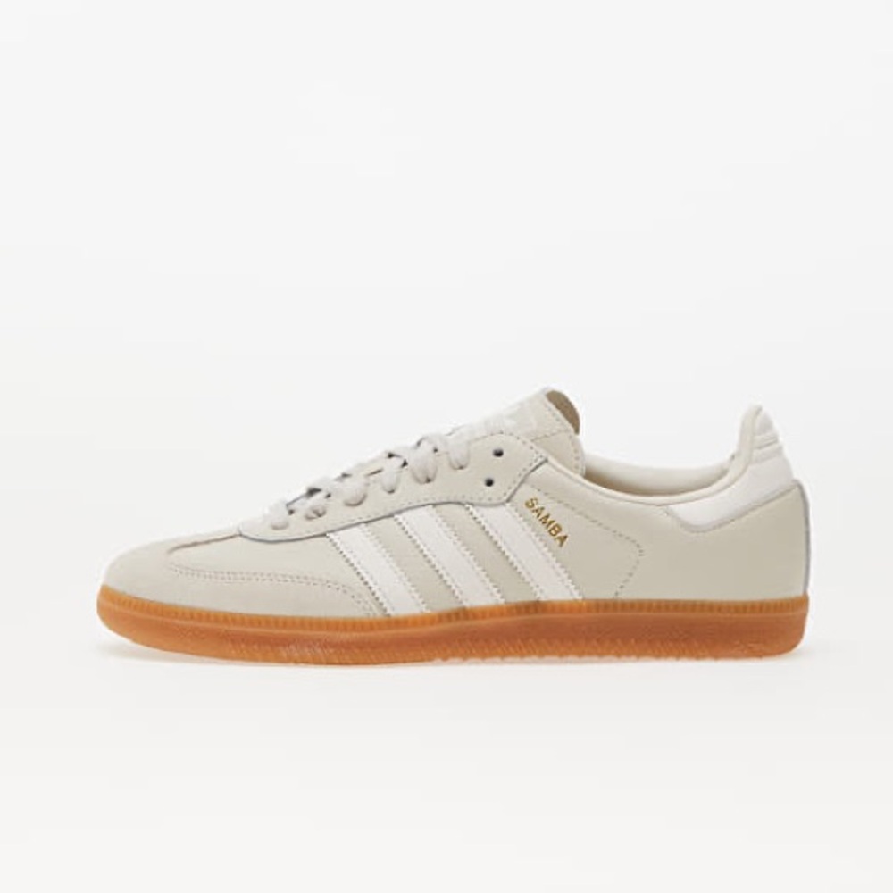 Sold out! Adidas Samba Aluminum / Chalk White / Wonder Beige - size 6.5